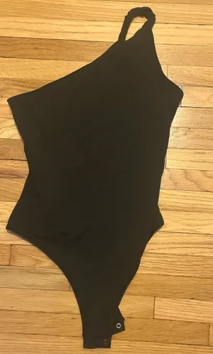 NWOT Skims Cotton Twist Bodysuit in Soot thumbnail 3