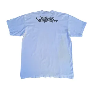 Vintage God Can Judge Me White Graphic T-shirt thumbnail 2