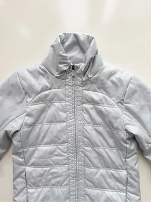Nike Repel Women's Full Zip Winter Jacket Size Small Powder Blue thumbnail 2