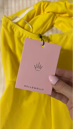 Hello Molly Mini Dress Yellow thumbnail 3