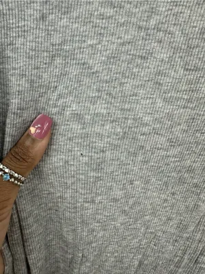 Aerie Gray Long Sleeve Real Soft Shirt Size Small Loungewear thumbnail 5