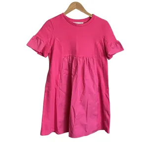 English Factory Pink Mixed Media Ruffle Sleeve Babydoll Mini Dress SY218D XS thumbnail 3