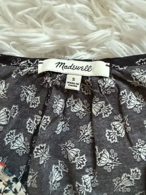 Madewell floral shirt thumbnail 2