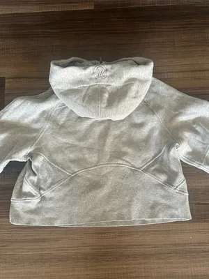 Lululemon Women’s Light Gray Scuba Half-Zip Hoodie thumbnail 5