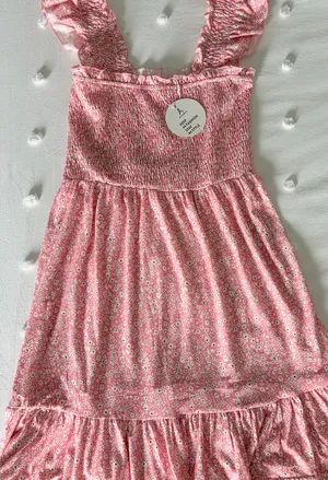 Amazon Pink Floral Dress thumbnail 2