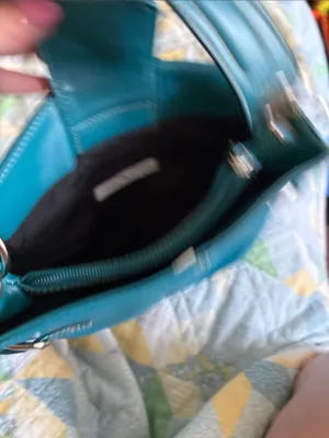 Teal Women's Shoulder Tote Bag Vintage Tommy Hilfiger thumbnail 4
