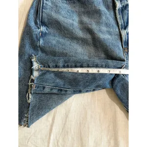 We The‎ Free FP Boomerang Denim Shorts Womens 27 Blue Crossover High Rise thumbnail 9