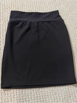 Emery Rose Black High Waist pencil Skirt Size M NWT thumbnail 2