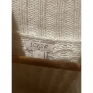 J Crew White Sweater Size L thumbnail 6