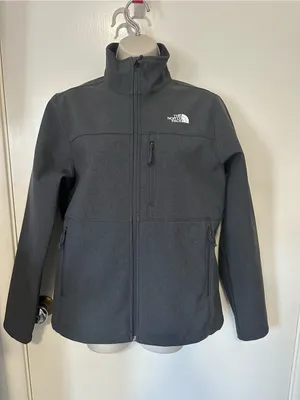 The North Face Women's Dark Gray Softshell Jacket thumbnail 3