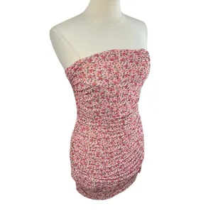 🌟SALE🌟MISCREANTS‎ x REVOLVE Cupid Ruched Mini Dress in Dusty Rose Ditsy Floral thumbnail 4
