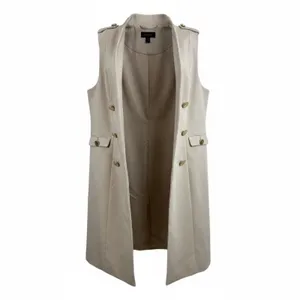 Calvin Klein Cream Jacket Women's Size S Elegant thumbnail 2