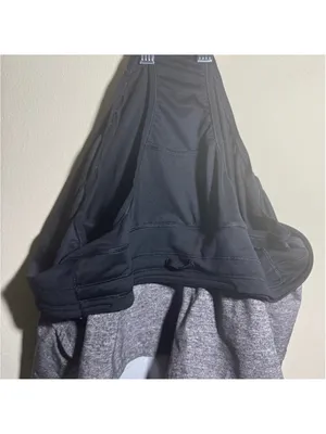 Lululemon Athletic Shorts Size 10 Grey Black thumbnail 6