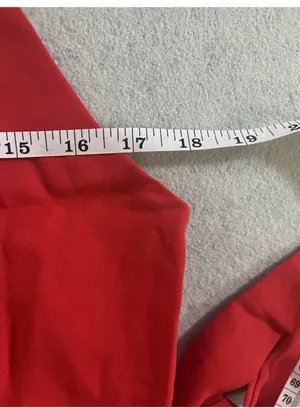 Red Fire Hot Lulus Like Backless Mini Dress Ruffle Size M thumbnail 4