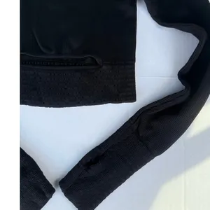Free People Movement Cut It Out Long Sleeve Top Black XS/P thumbnail 4