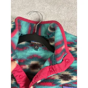 Patagonia Synchilla Snap-T Fleece Pullover Wild Desert Beryl Green Size M thumbnail 10