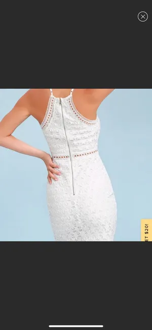 Lulus White  Lace Dress thumbnail 2