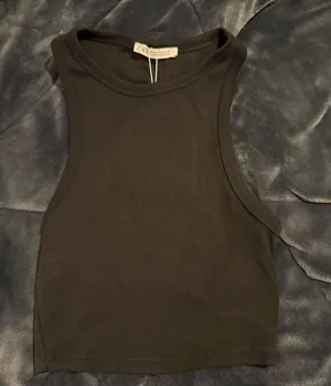 ZARA Tank Top Black thumbnail 1