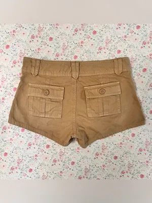 Aeropostale Cargo Low-Rise Twill Shorty Shorts Size 0 thumbnail 8