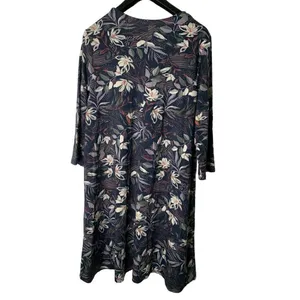 Garnet Hill Dress floral tencel women's size XL NEW NWT thumbnail 2