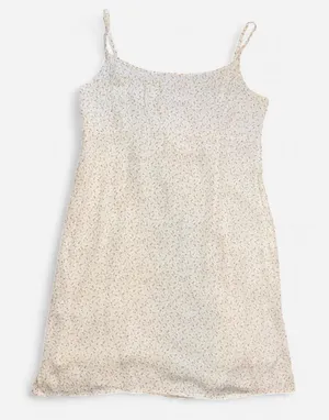 Brandy Melville Cream Floral Mini Dress thumbnail 1