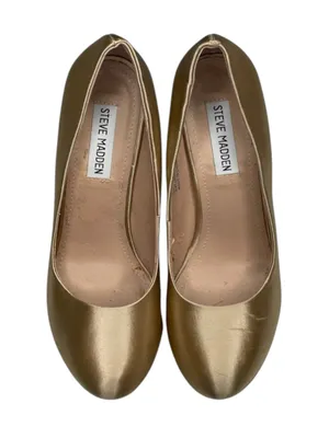 Steve Madden ☀︎︎ Partyy-R Glitter Crystal Platform Stilettos Pumps ☀︎︎ Champagne thumbnail 10