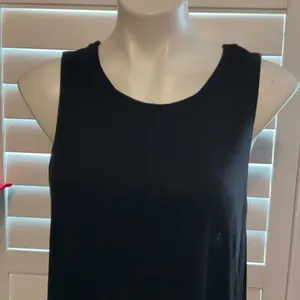 Basic Editions Black Midi Dress Size L thumbnail 2