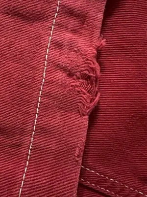 Grunge Garge red cargo pants. Size 25 thumbnail 8