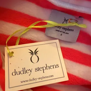 NWT Dudley Stephens S Pink‎ Striped Cobble Hill Vello Fleece Mock Neck Pockets thumbnail 8