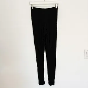 Naked Wardrobe Rich Leggings Size M Black Tie Wrap Waist Ruched Alternative Chic thumbnail 13