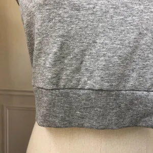 Bailey 44 Grey French Terry Crop Tank Top M thumbnail 4