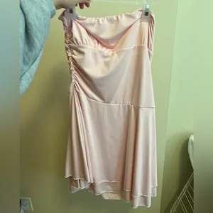Light Pink strapless mini dress from Allurite thumbnail 3