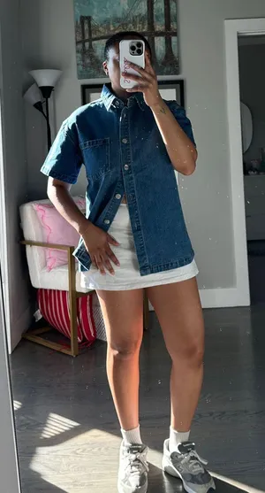 Parke Denim Button Up Shirt thumbnail 1