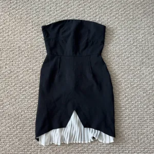 Zara Black and White Cocktail Dress thumbnail 14