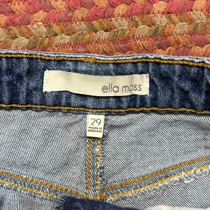 ELLA MOSS PATCHWORK DENIM HIGH RISE MINI SKIRT thumbnail 2
