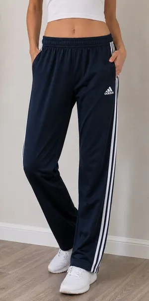 Adidas Navy Climalite Tiro 23 Track Pants White Stripe Sz M thumbnail 1