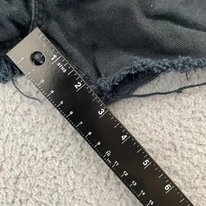 VTG Levi's 510 Jean Shorts Women 6 Black Lower Rise Slim Fit Distressed Cutoff thumbnail 10