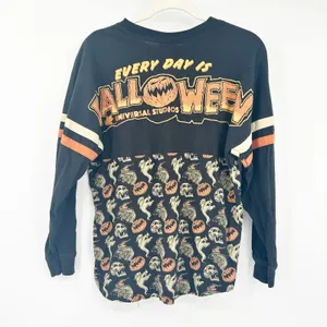Universal Studios Womens HHN 2022 Spooky Core Halloween‎ Spirit Jersey Size S thumbnail 8