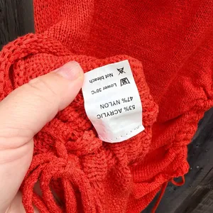 SNDYS Byron Women's Burnt Orange Crochet Scoop Back Mini Dress Sz Small thumbnail 8