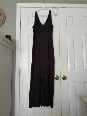 Aerie Grey Maxi Dress Size Medium thumbnail 4