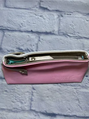 LACOSTE COSMETICS MakeUp Bag Pouch Vintage Pink Perfumes thumbnail 6