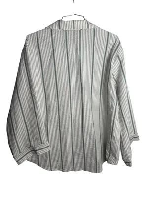 Tuckernuck Mondego Stripe Seersucker Reya Top M NWOT thumbnail 3