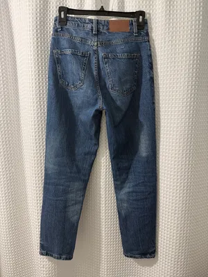 Zara Women’s High Rise Straight Leg Jeans Size 2 thumbnail 4