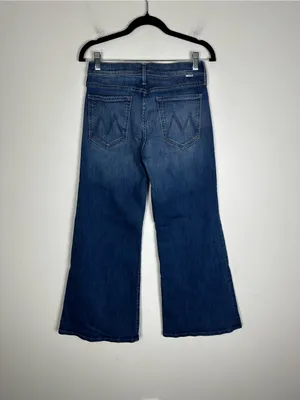 Mother The Down Low Twister Ankle Low Rise Wide Leg Jeans Women’s Sz 28 thumbnail 6