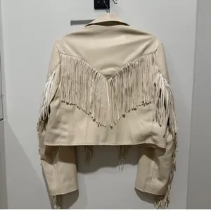 ASOS Leather Fringe jacket thumbnail 3