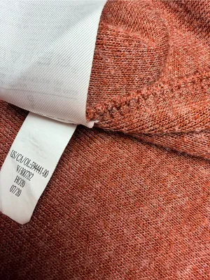 Banana Republic Men’s Large Henley Shirt Rust Red Brown Long Sleeve Lightweight thumbnail 7