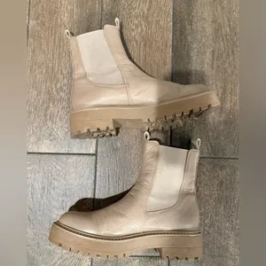 Sam Edelman Laguna Cream Tan Ankle Chelsie Boots‎ Size 8M thumbnail 6