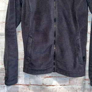 Columbia Jacket Womens Medium Black Fleece Mock Neck Interchange Full Zip thumbnail 3