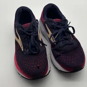 Brooks Ghost 16 Womens Running Shoes 7.5 Wide Navy Pink thumbnail 3