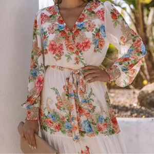 VICI | Joliet Floral Tiered Maxi Dress thumbnail 11